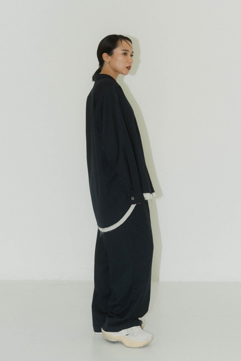 row edge pants(unisex)/2color - KNUTH MARF