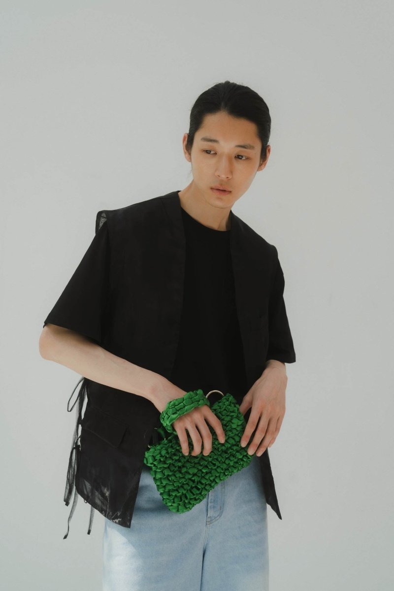 satin knitting bag/2color - KNUTH MARF