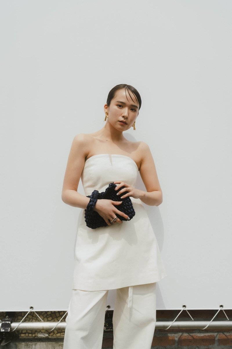 satin knitting bag/2color - KNUTH MARF