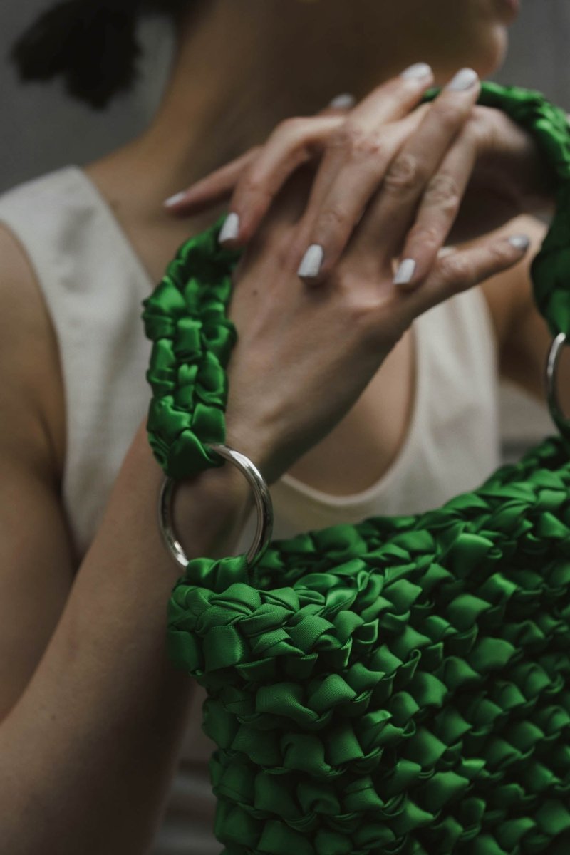 satin knitting bag/2color - KNUTH MARF
