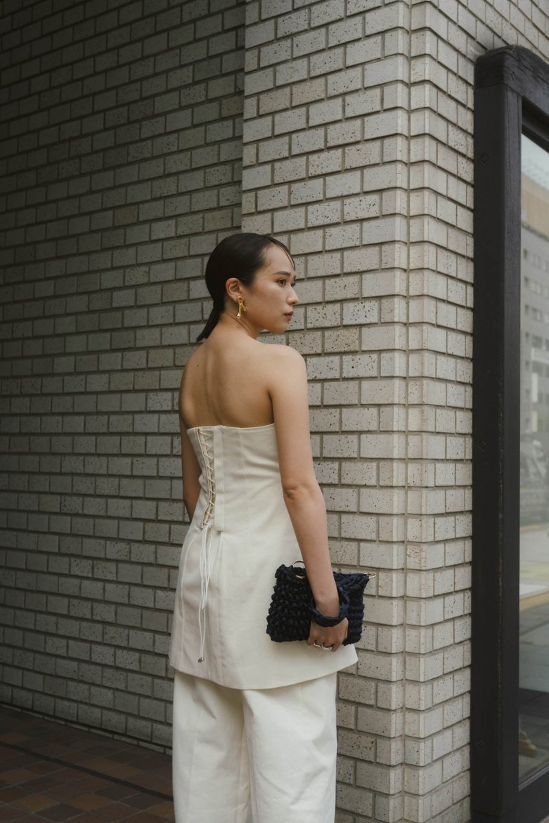 satin knitting bag/2color - KNUTH MARF