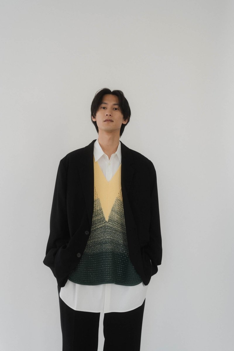side zip knit vest(unisex)/2color - KNUTH MARF