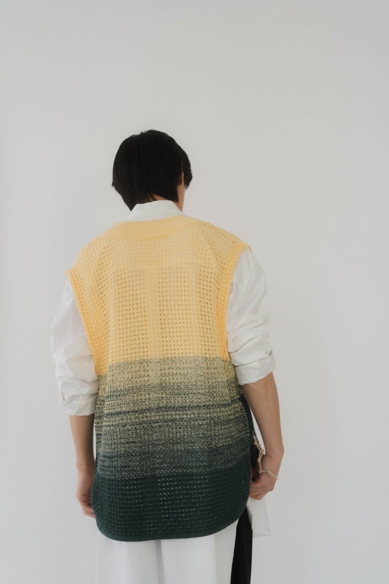 side zip knit vest(unisex)/2color - KNUTH MARF
