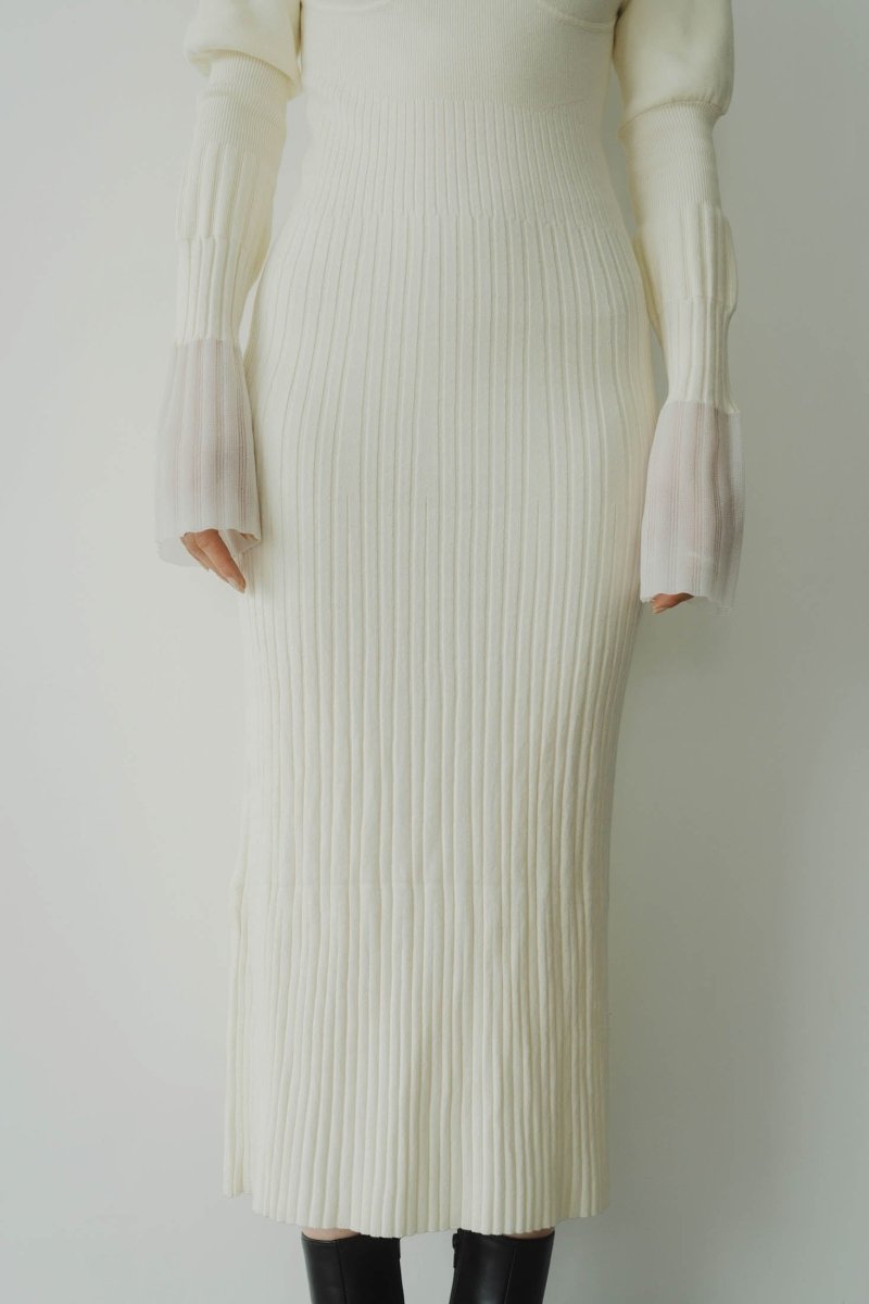 square neck one piece/white - KNUTH MARF