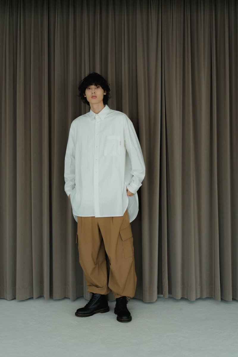 two tuck cargo pants/camel - KNUTH MARF