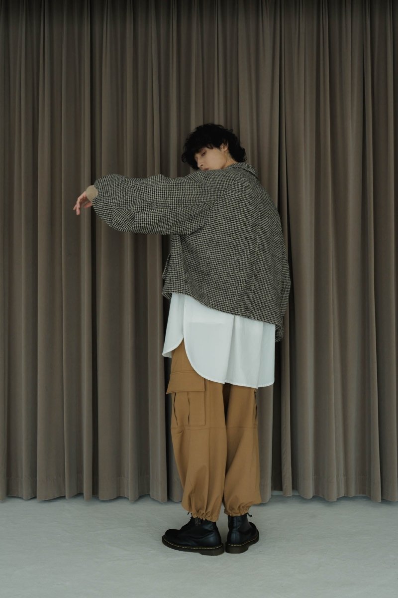 two tuck cargo pants/camel - KNUTH MARF