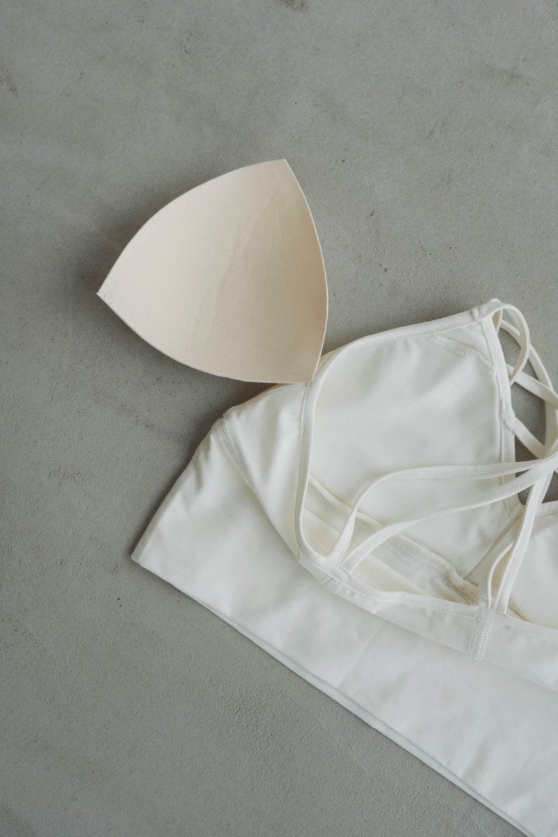 V neck bra top/black,burgundy - KNUTH MARF