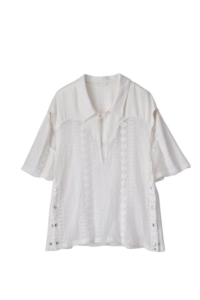 western slit shirt/2color (unisex) - KNUTH MARF