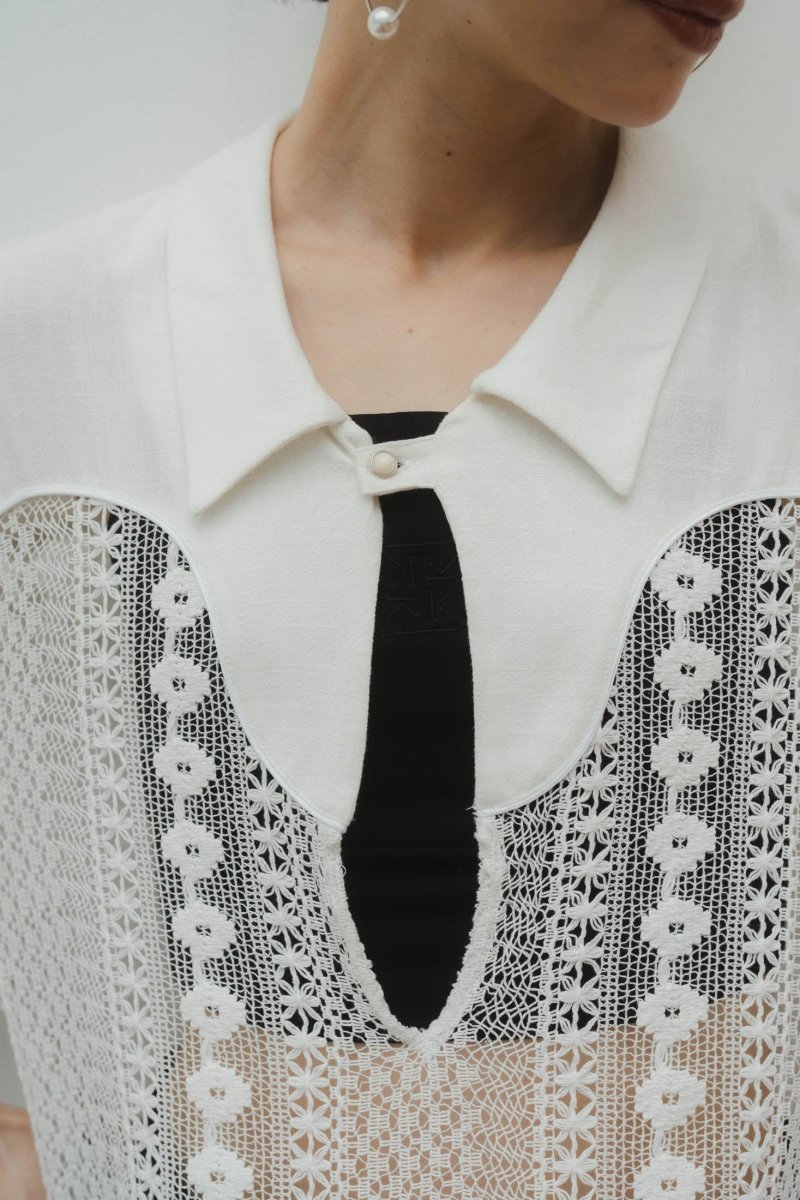 western slit shirt/2color (unisex) - KNUTH MARF