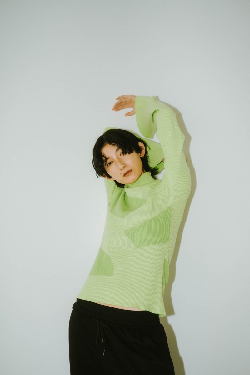 wide sleeve high neck knit/4color - KNUTH MARF