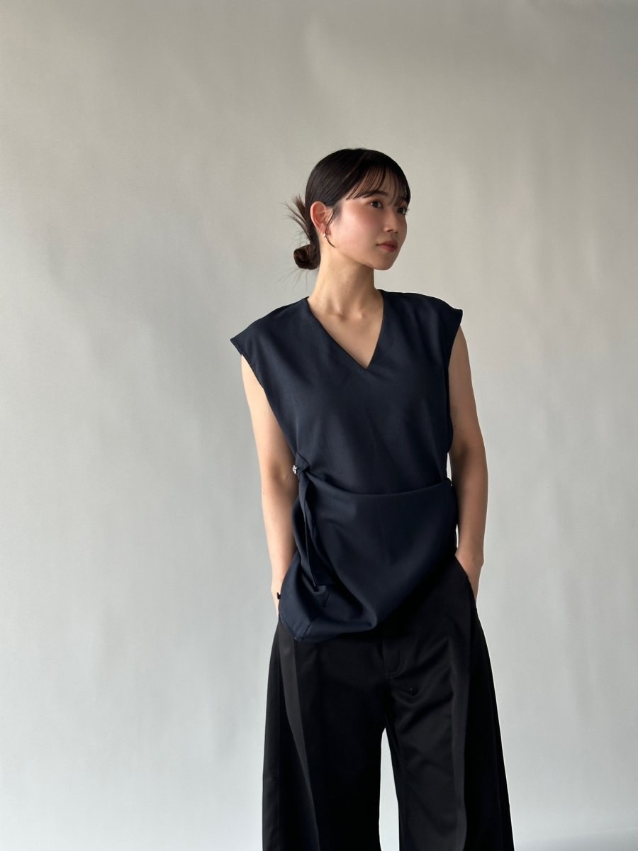 2way asymmetry blouse - KNUTH MARF