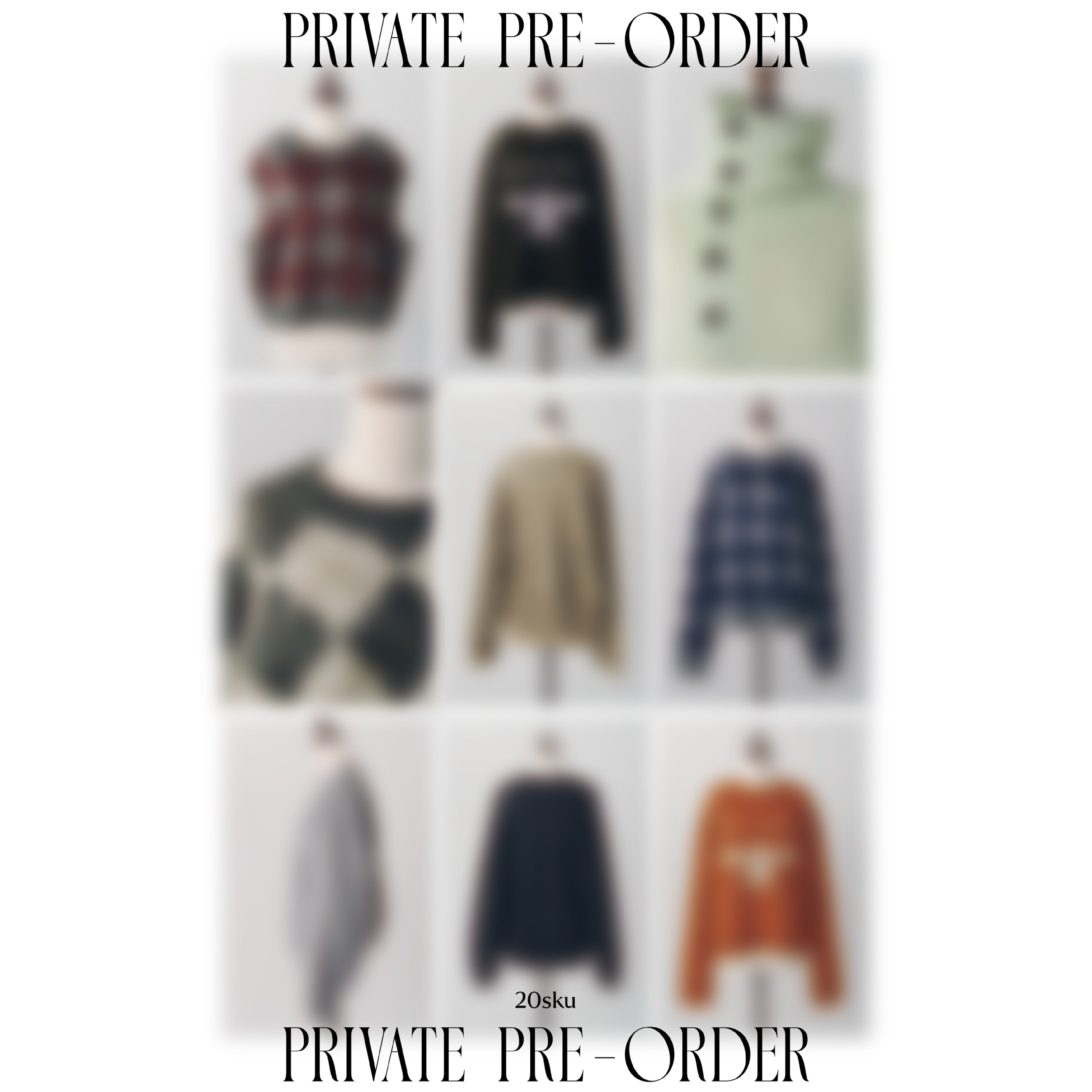 '26Winter Pre-order for registered users