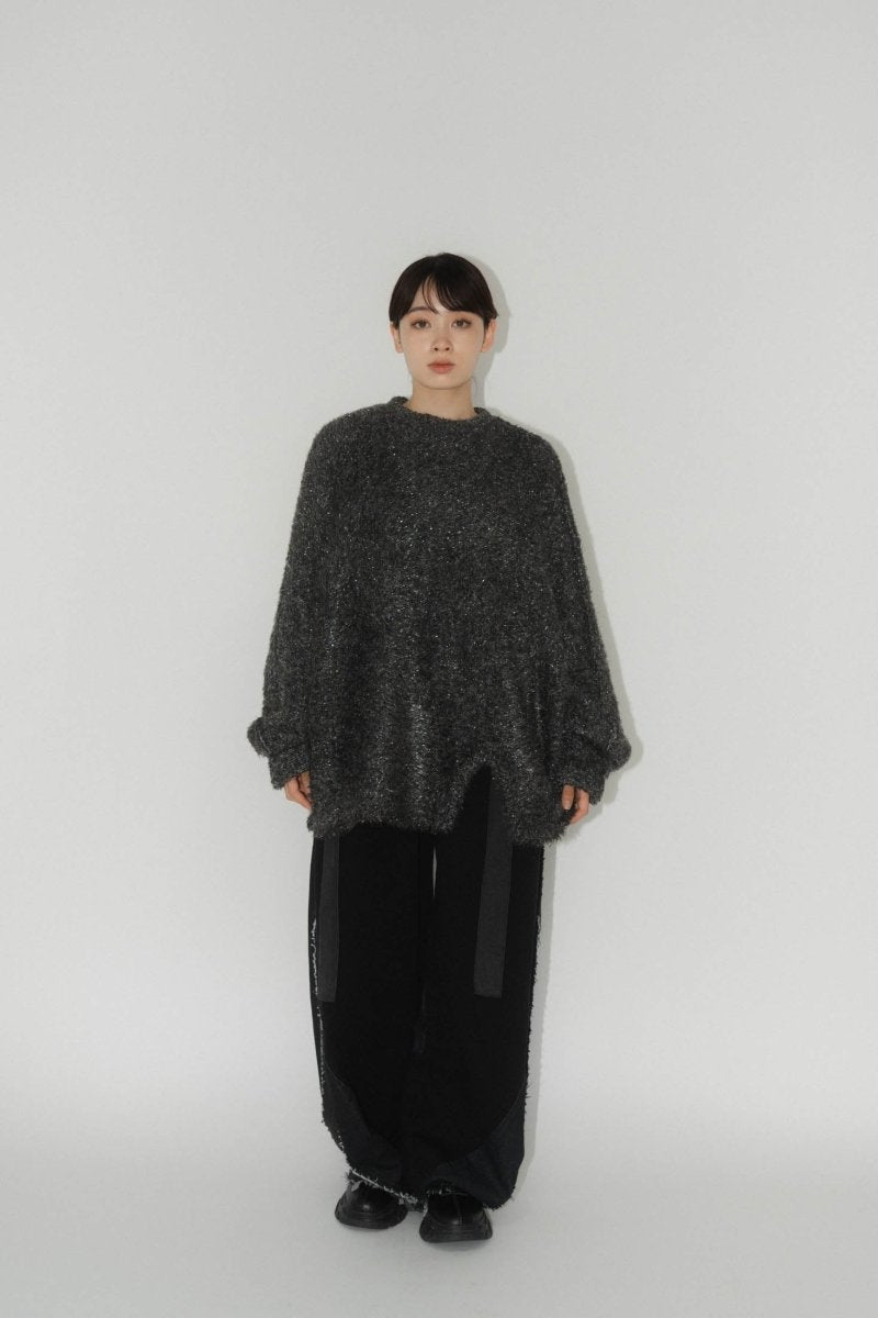 accent knit pullover(unisex)/lame - KNUTH MARF