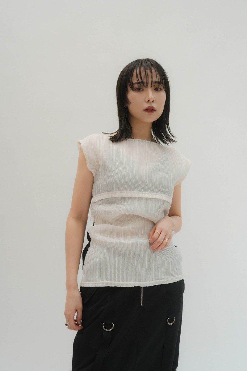 french sleeve ribbed tops - KNUTH MARF