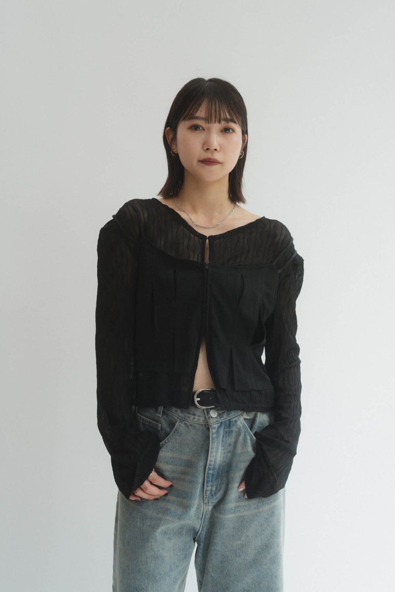 layered sheer tops - KNUTH MARF