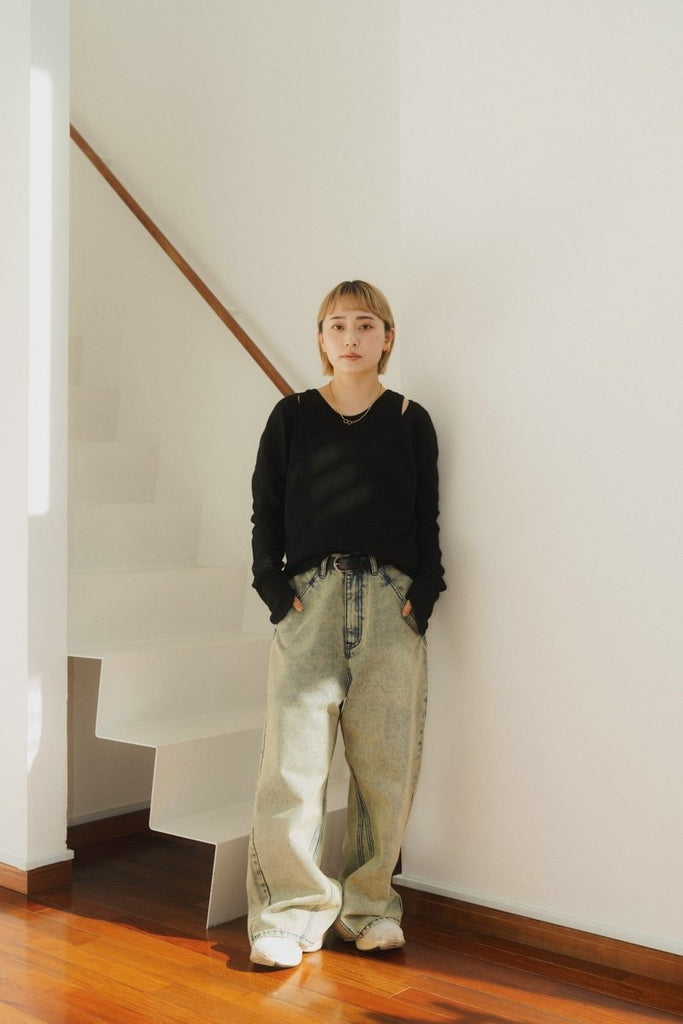 パンツ Knuth Marf low rise denim pants Size M low rise denim pants(unisex)/4color | KNUTH MARF