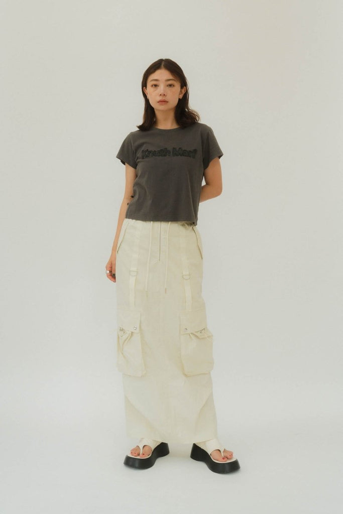 ちーこknuthmarf low rize cargo skirt low rize cargo skirt/2color | KNUTH MARF