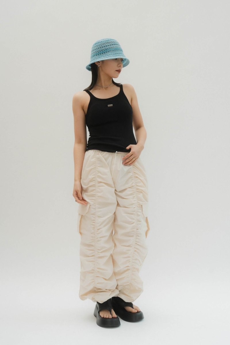 waterproof gathered pants - KNUTH MARF