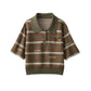 logo stripe polo knit/2color