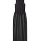 taffeta docking one piece/black