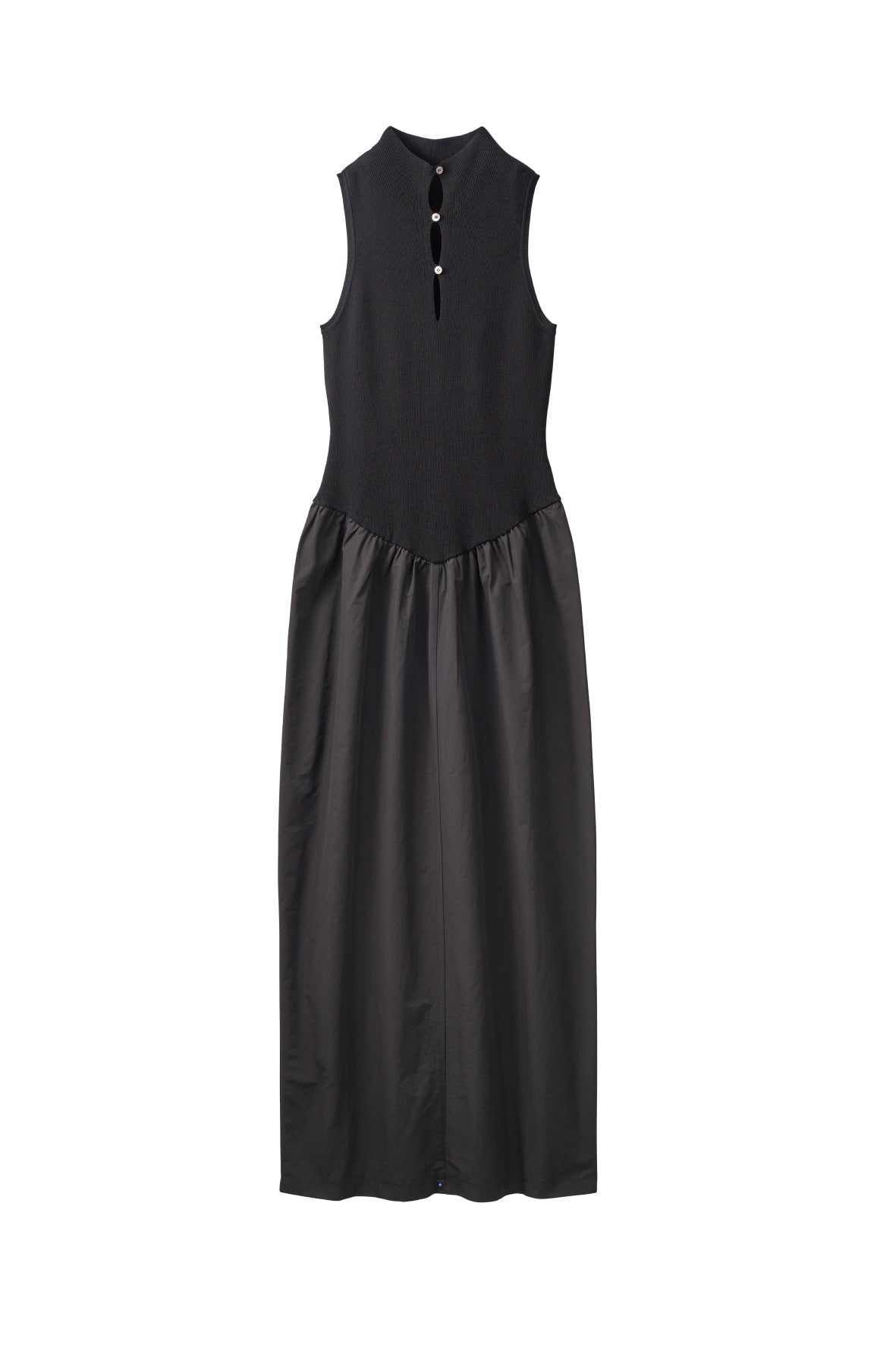 taffeta docking one piece/black