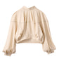 4way design blouse/ivory