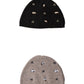 K motif beanie/2color