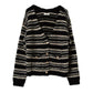 gold button trad cardigan/black