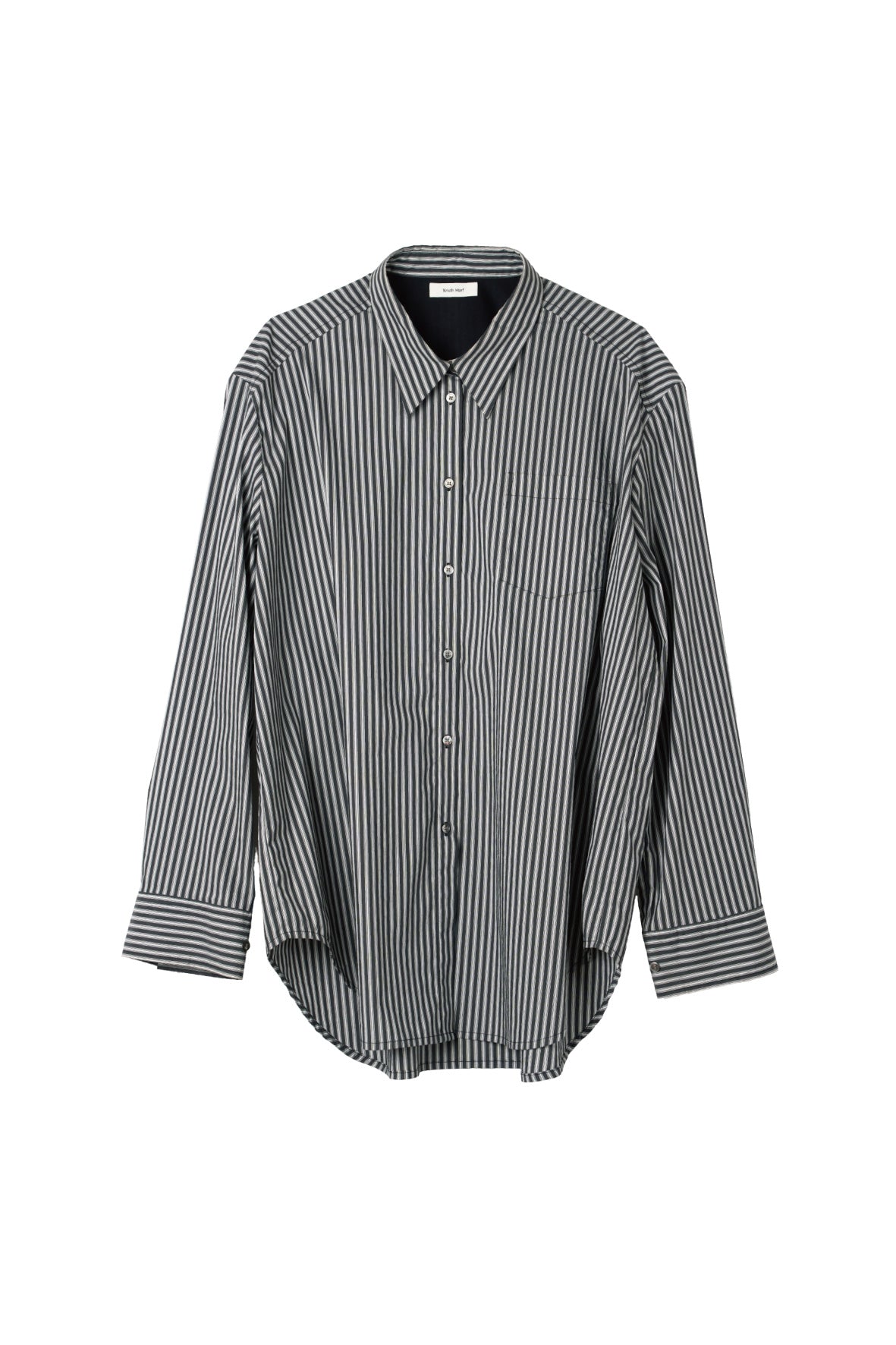 label over shirt(unisex)/black
