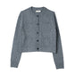 damaged pocket knit/gray