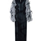 draped tulle dress/bluegray