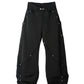 curve utility denim pants(unisex)/black