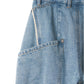 curve utility denim pants(unisex)/blue