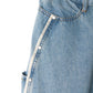 curve utility denim pants(unisex)/blue