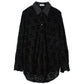 over lace shirt/black