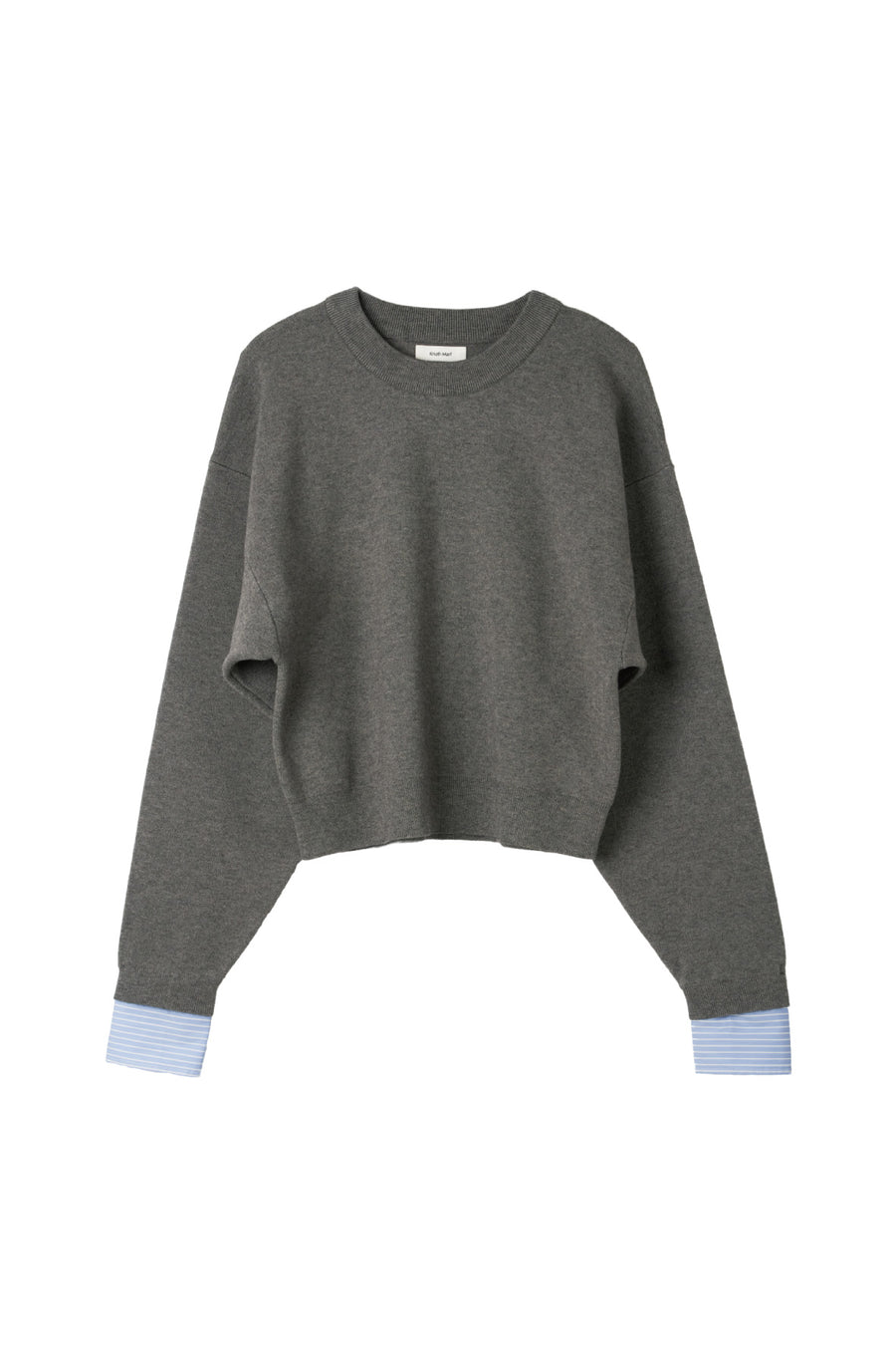 "Pre-order sales" 2way cuffs normcore knit/gray(Shipping2026/11/04~)