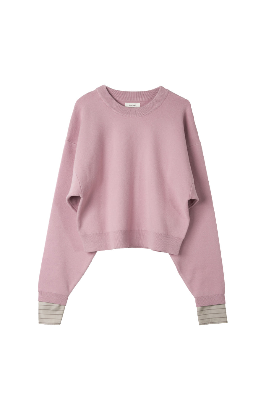 "Pre-order sales" 2way cuffs normcore knit/pink(Shipping2026/11/04~)