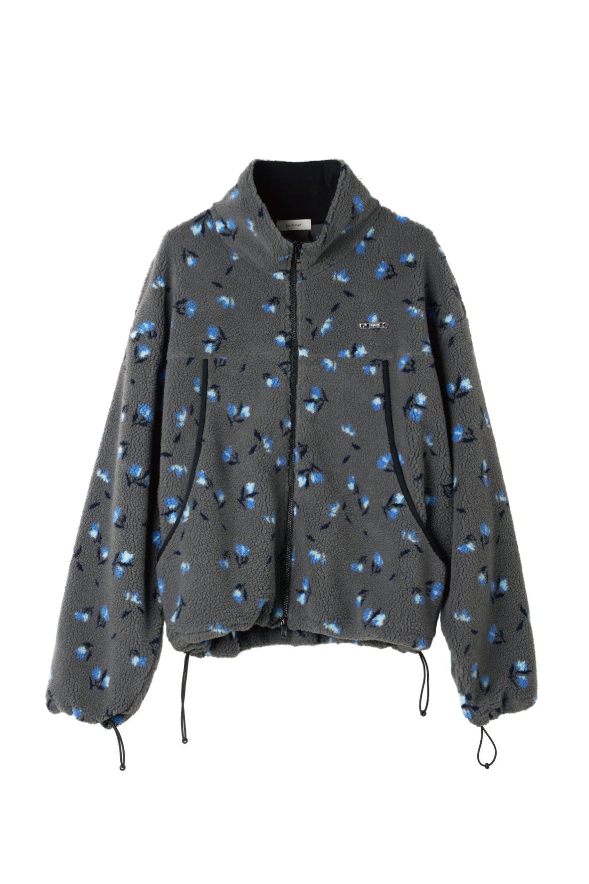flower boa fleece(unisex)/gray