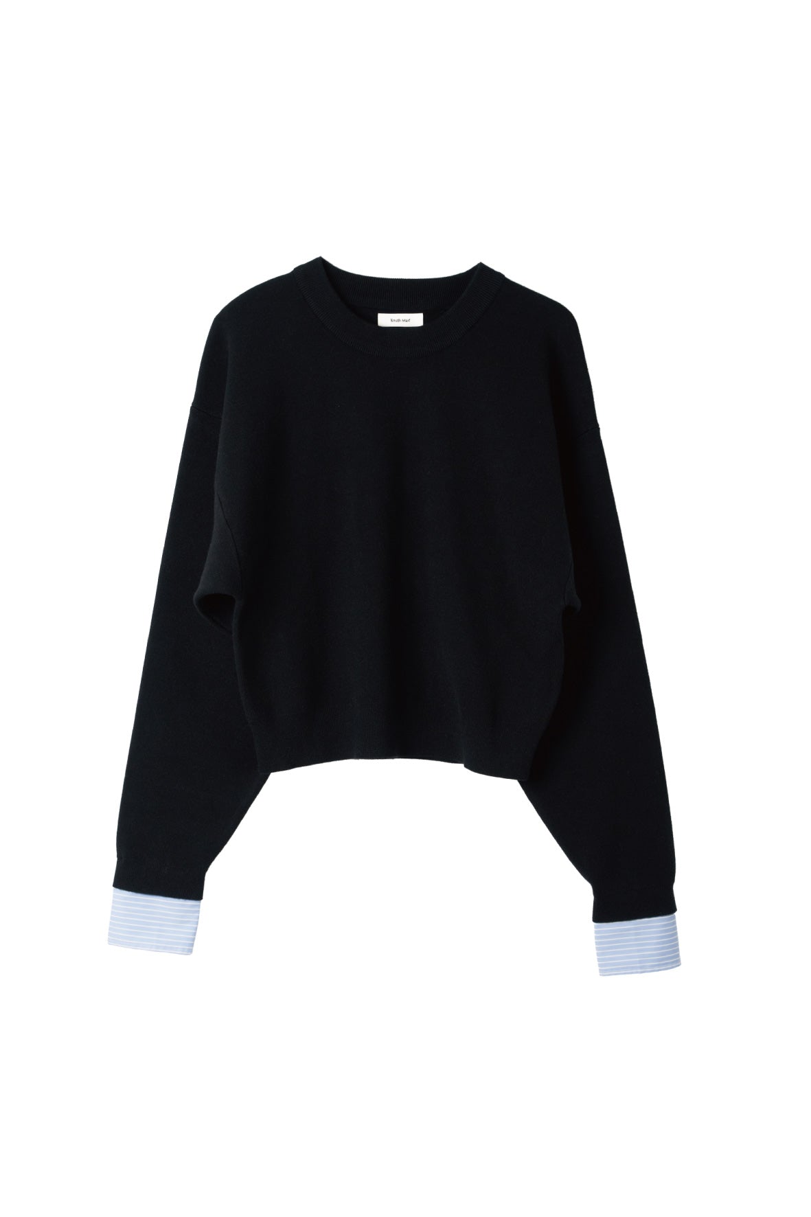 2way cuffs normcore knit/black