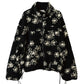flower boa fleece(unisex)/black