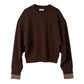 2way cuffs normcore knit(unisex)/brown