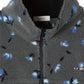 flower boa fleece(unisex)/gray