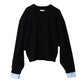 2way cuffs normcore knit(unisex)/black