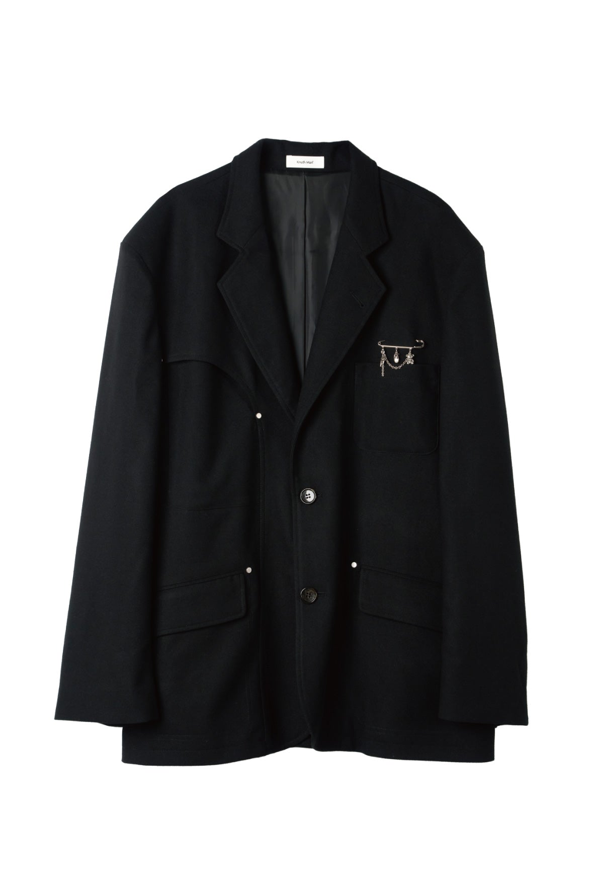 curve utility jacket(unisex)/black