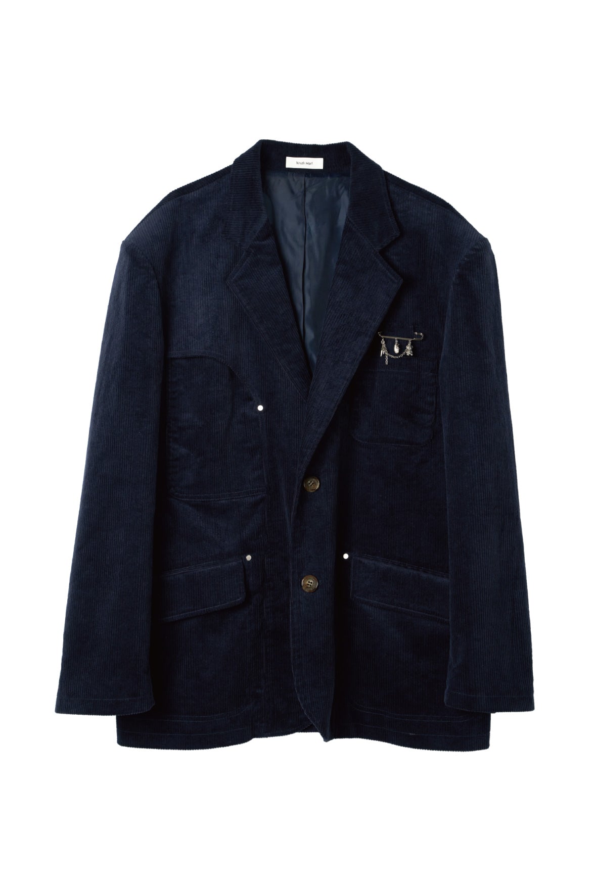curve utility jacket(unisex)/navy