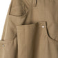 cling draped  pants(unisex)/brown