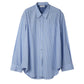 label over shirt(unisex)/blue