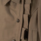2way cropped frill jacket/beige