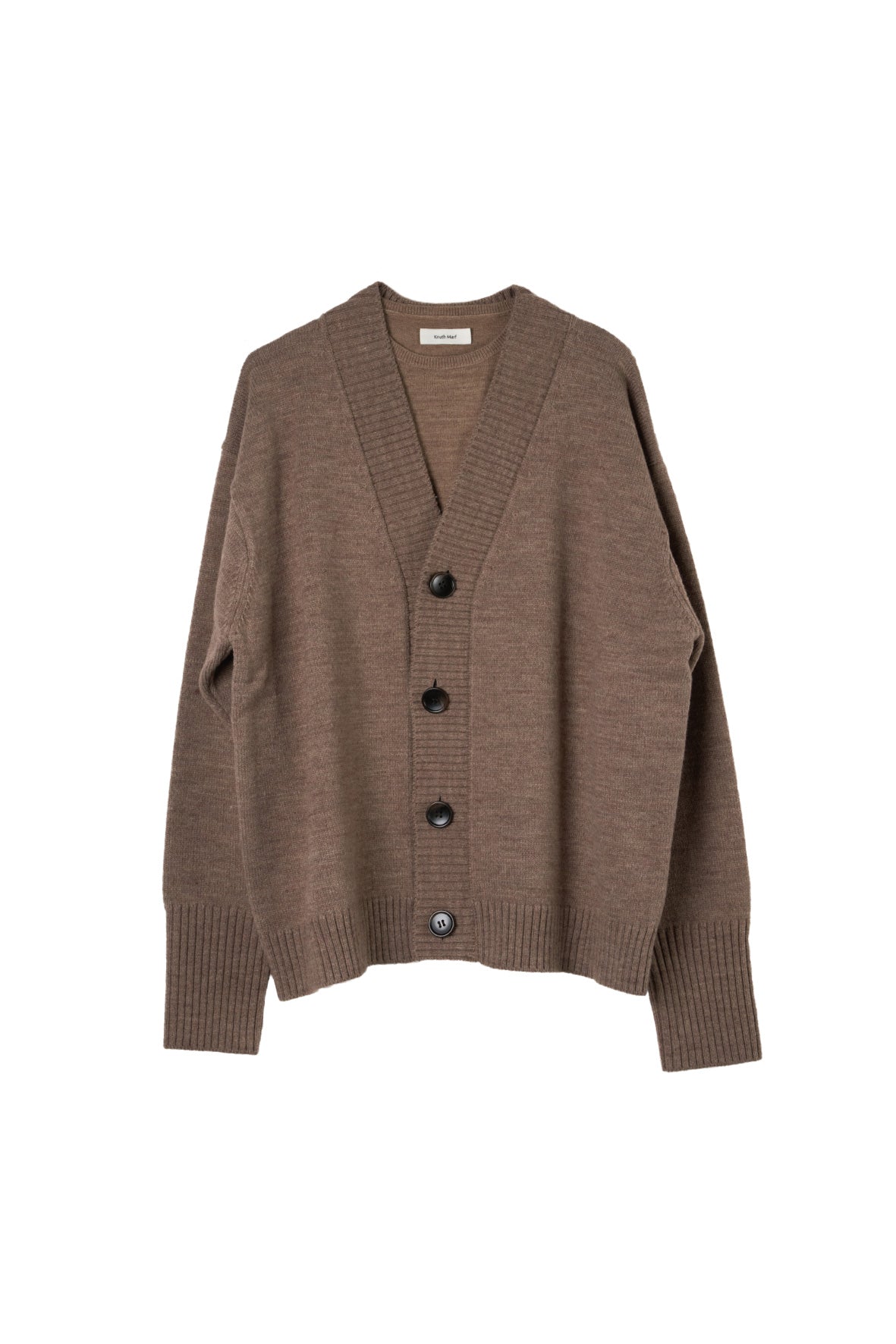 2-piece cardigan/brown
