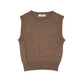 2-piece cardigan/brown